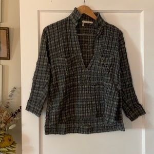 Vintage DEREK LAM wool tunic with pockets